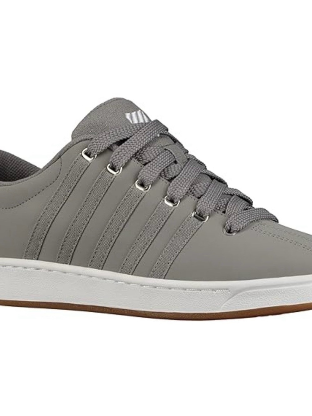 K-Swiss Men's Gray Low-Top Athletic Sneakers